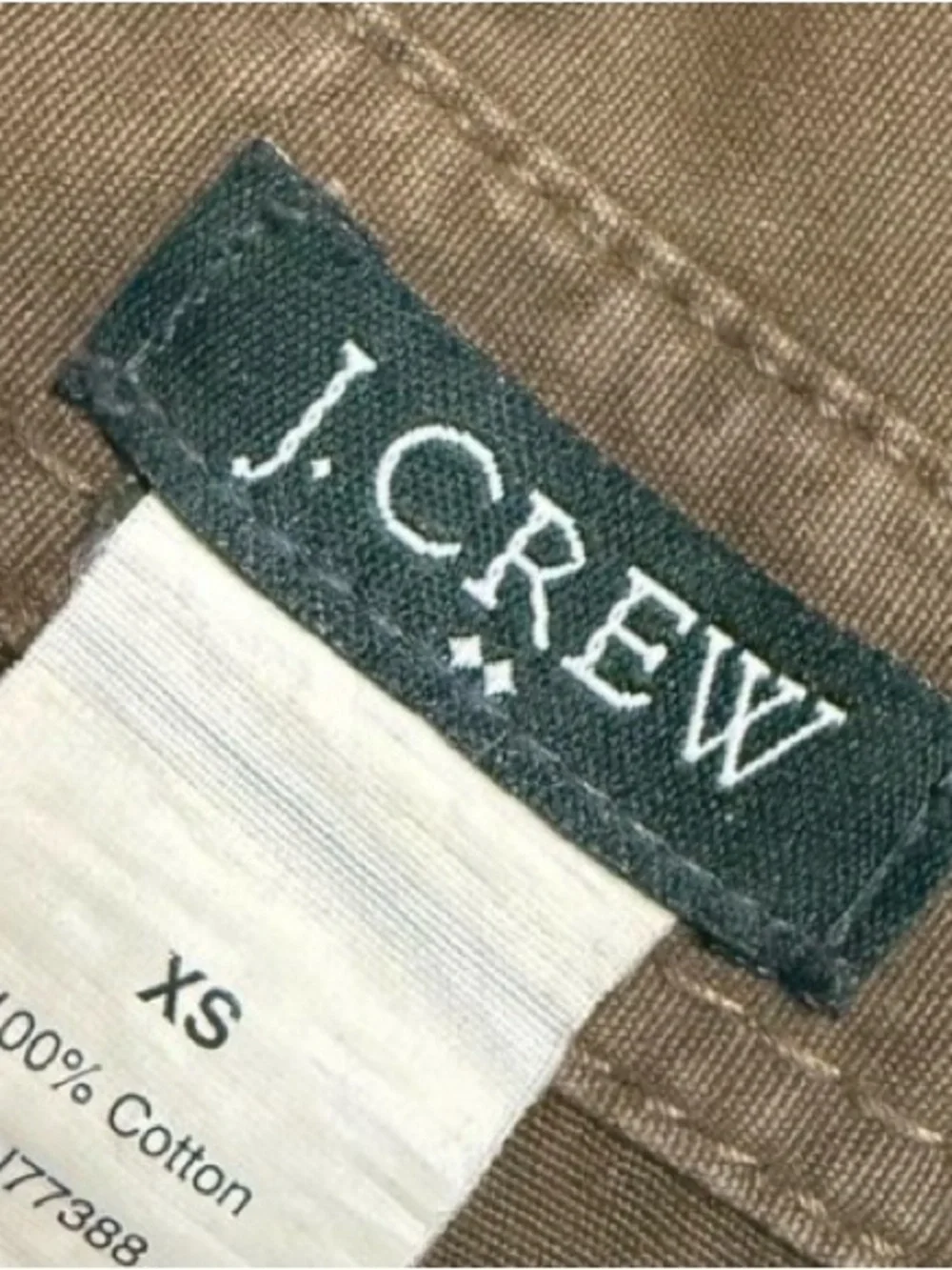 J. Crew Tan Olive Utility Button-Front Jacket